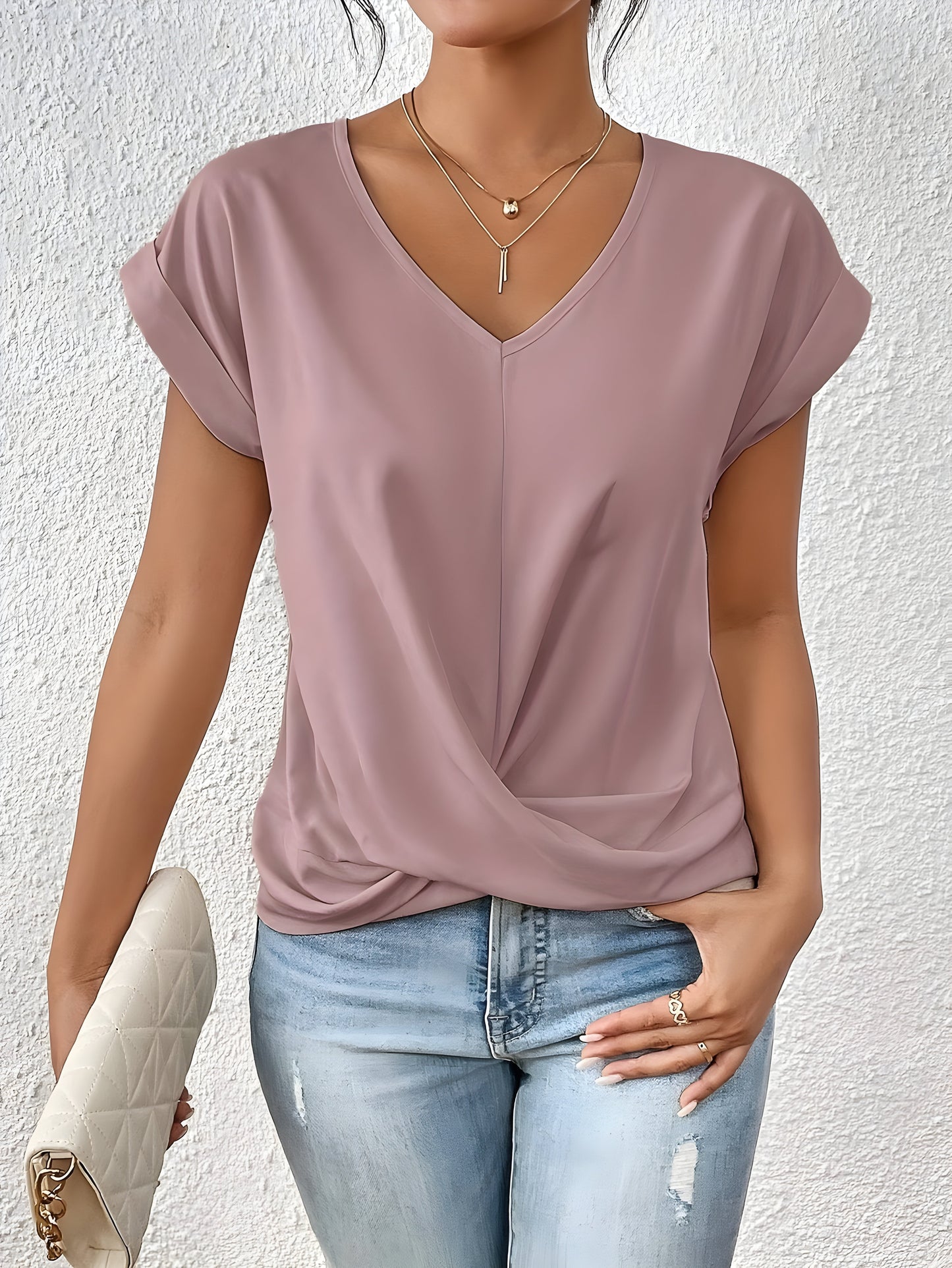 Kathrina | Top con scollo a V e Twist