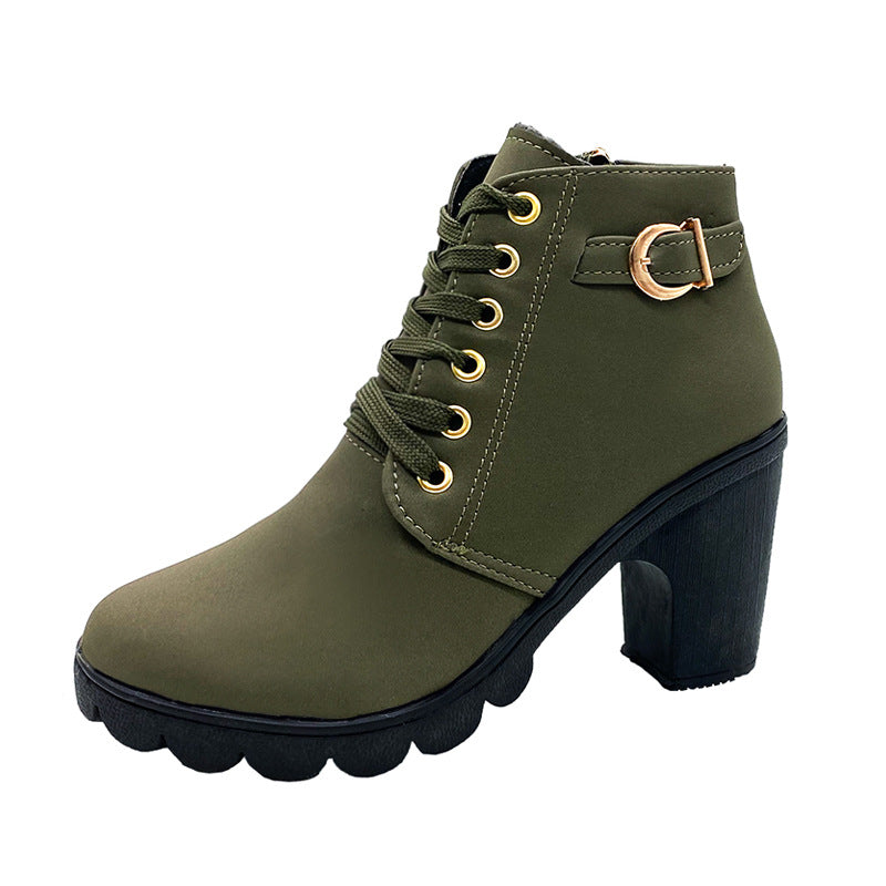 Stivaletti con Tacco Chunky da donna