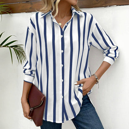 Lisbet | Blusa di righe rilassata