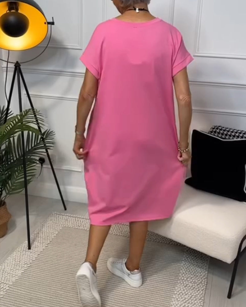 Zuzanna | Abito estivo Liviano con Collo rotondo