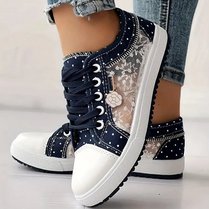 Elettra - Sneakers floreales leggere