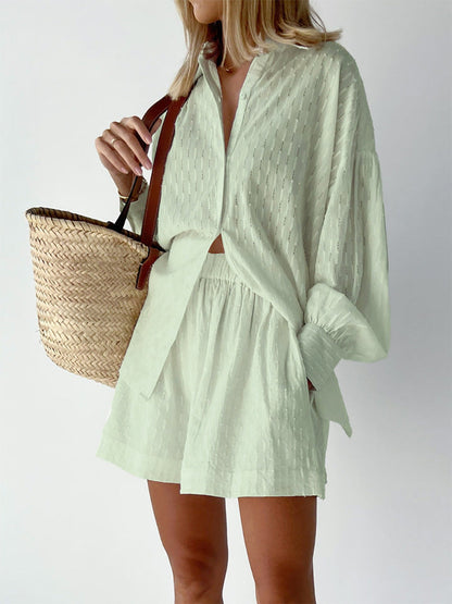 Elizabeth - Set di Camicia e shorts Freschi