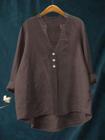 Blusa in lino Sabrina