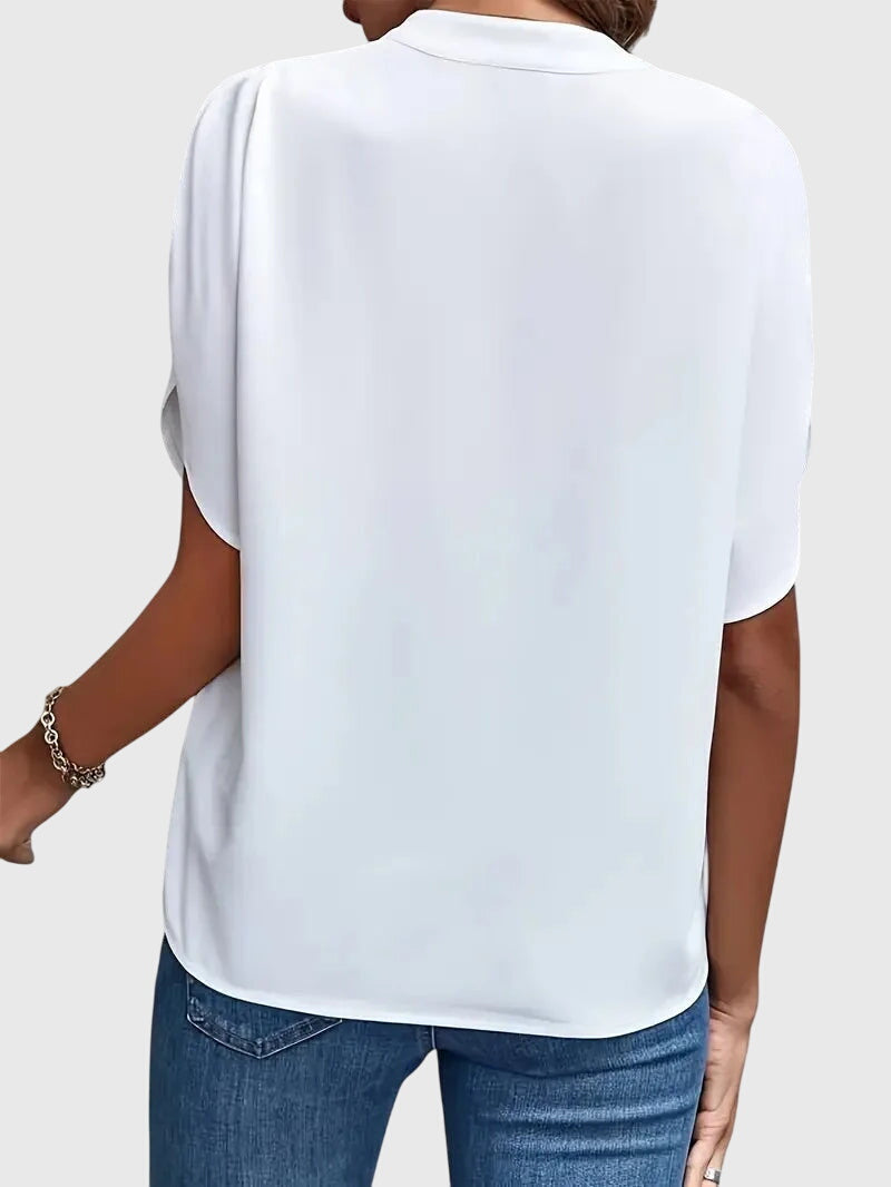 Beatrix™ | Camicia V di Collo Morbido ed elegante