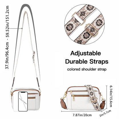 Erikka | Borsa Elegante a tracolla con tracolla regolabile con stampa