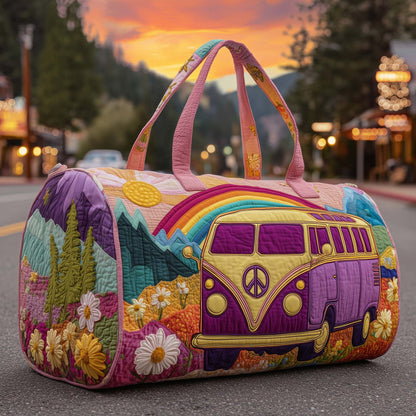 Luna – Borsa da Viaggio Trapuntata con Design Artigianale