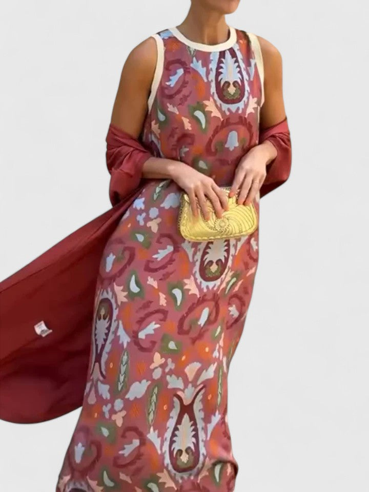 SHIELA – ABITO MAXI BOHO ELEGANTE