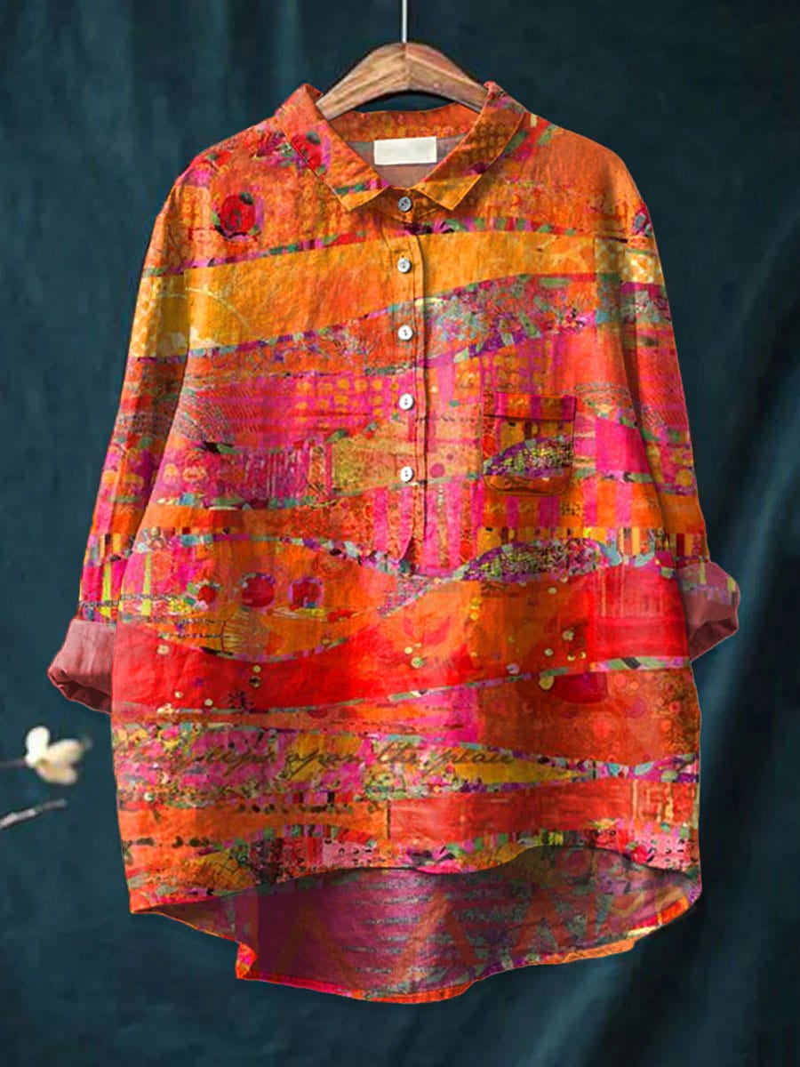 Blusa in lino Catherine