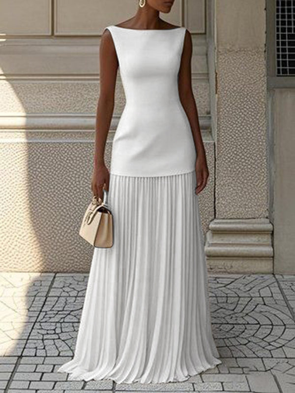 JULIET – ABITO MAXI SENZA MANICHE DI ELEGANZA INTEMporal