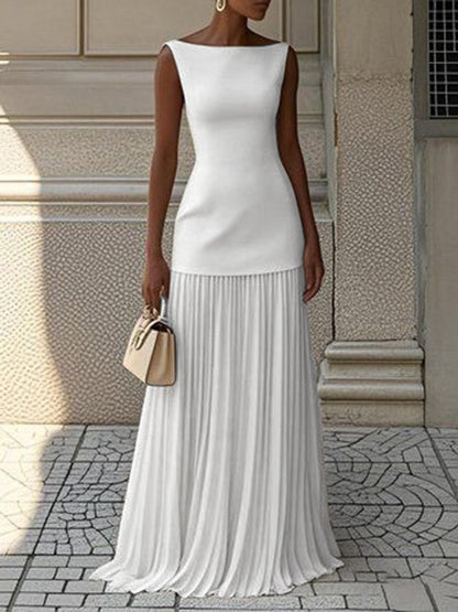 JULIET – ABITO MAXI SENZA MANICHE DI ELEGANZA INTEMporal