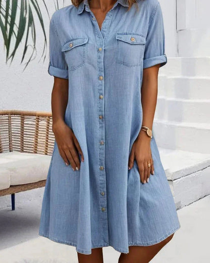 Jessica | Abito Camicia Boton Relaxado