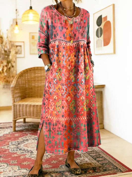 Francisca | Abito Stampa Elegante