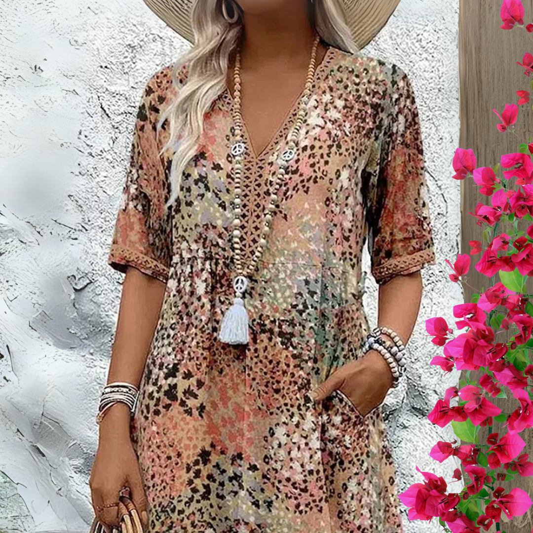 Vanessa | Abito Boho Fluido