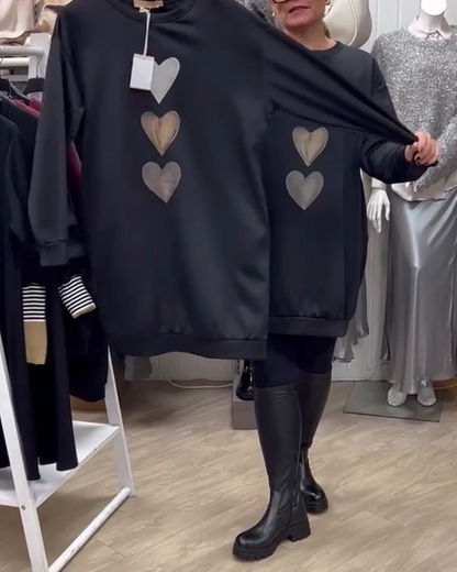 SIANORE - MAGLIONE CON CORAZÓN STILOSO