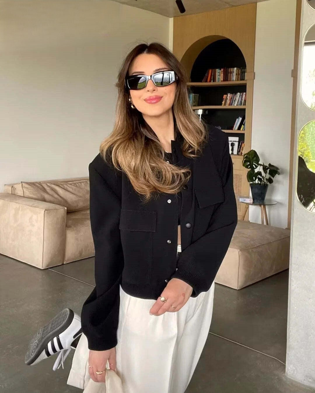 BELLA | Bomber a maniche lunghe Corto