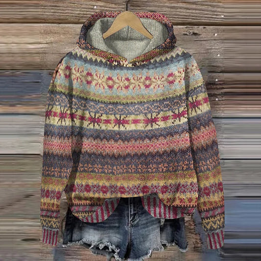 Lina | Maglione Etnico in maglia