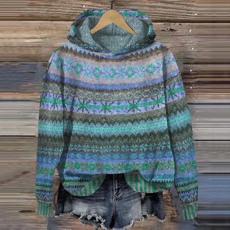 Lina | Maglione Etnico in maglia