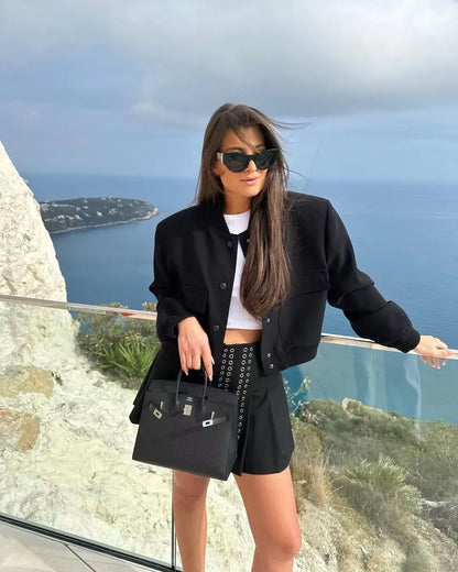 BELLA | Bomber a maniche lunghe Corto