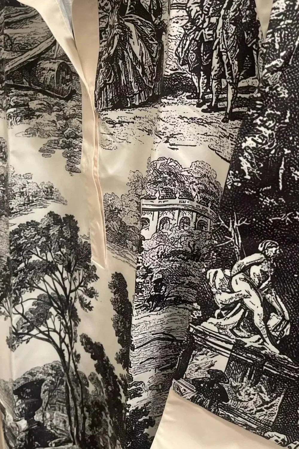 Wilma Abito chemisier Stampa Paisaje