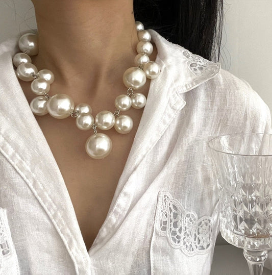 Collana di perle delicate