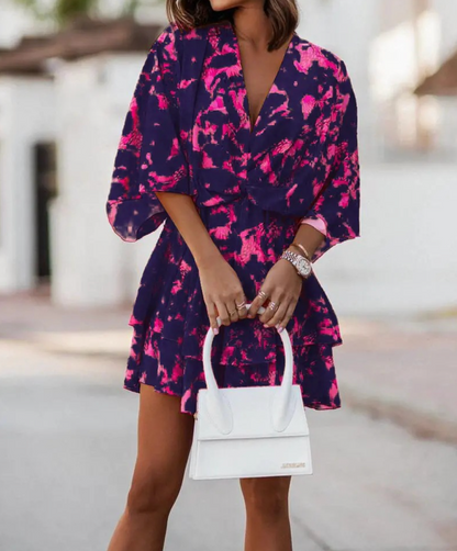 Valeria - Mini Abito Floreale Boho