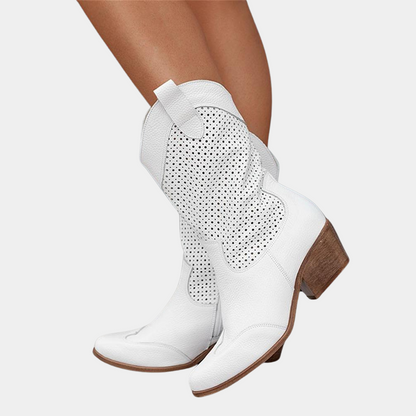 Rosie | Stivali di Pelle Stile Western