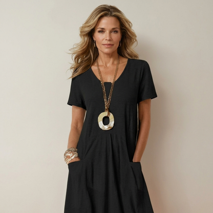 Oriane™ | Abito maxi Casual Fluido.