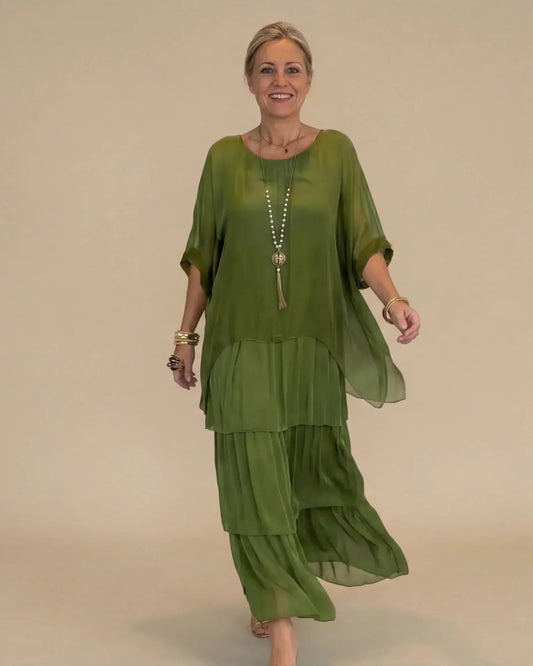 Laura - Abito lungo elegante e fluido