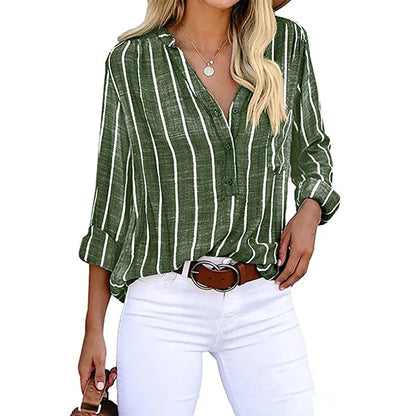 Maddie - Camicia a Righe con bottoni