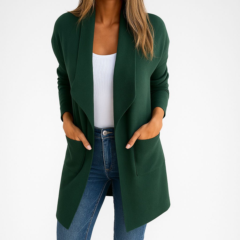 EIGONA™ | GIACCA IN MAGLIA CON REVERS CASUAL