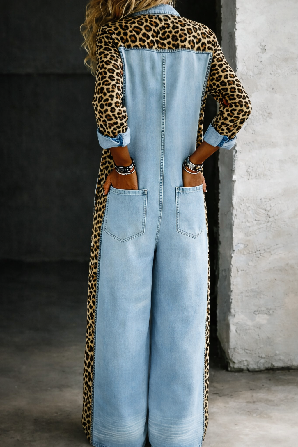 Amanda | Tuta di Denim di Una Pezzo