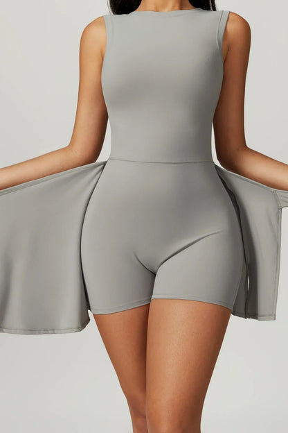 Céleste – Abito di Collo Alto con Pantalones Corti Integrados