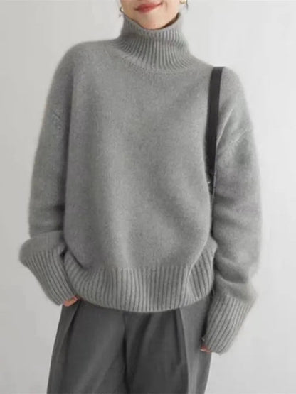 Amaya | Maglione in cachemire Luxe con Collo alto