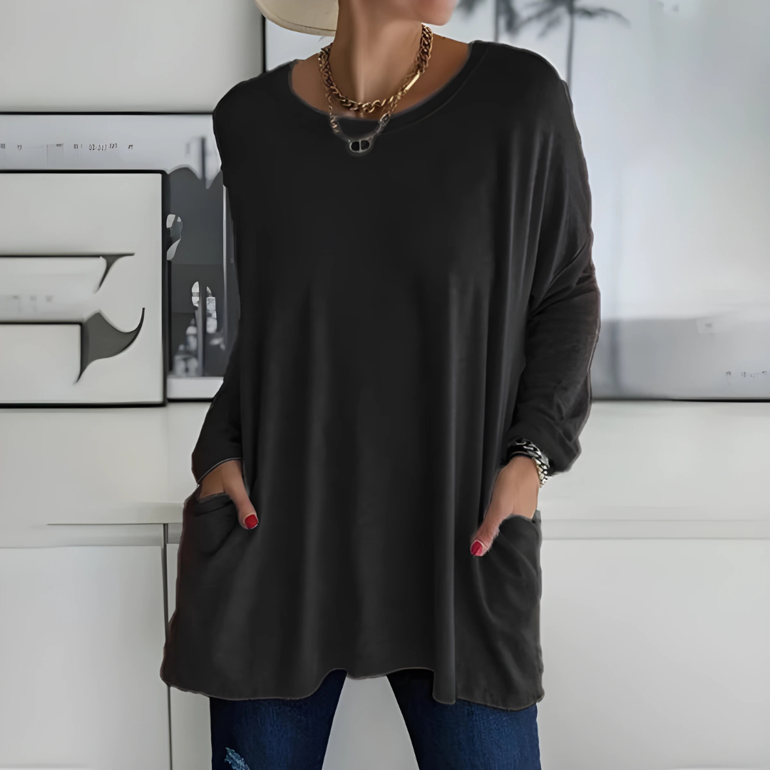 Moira - Top a maniche lunghe Rilassato