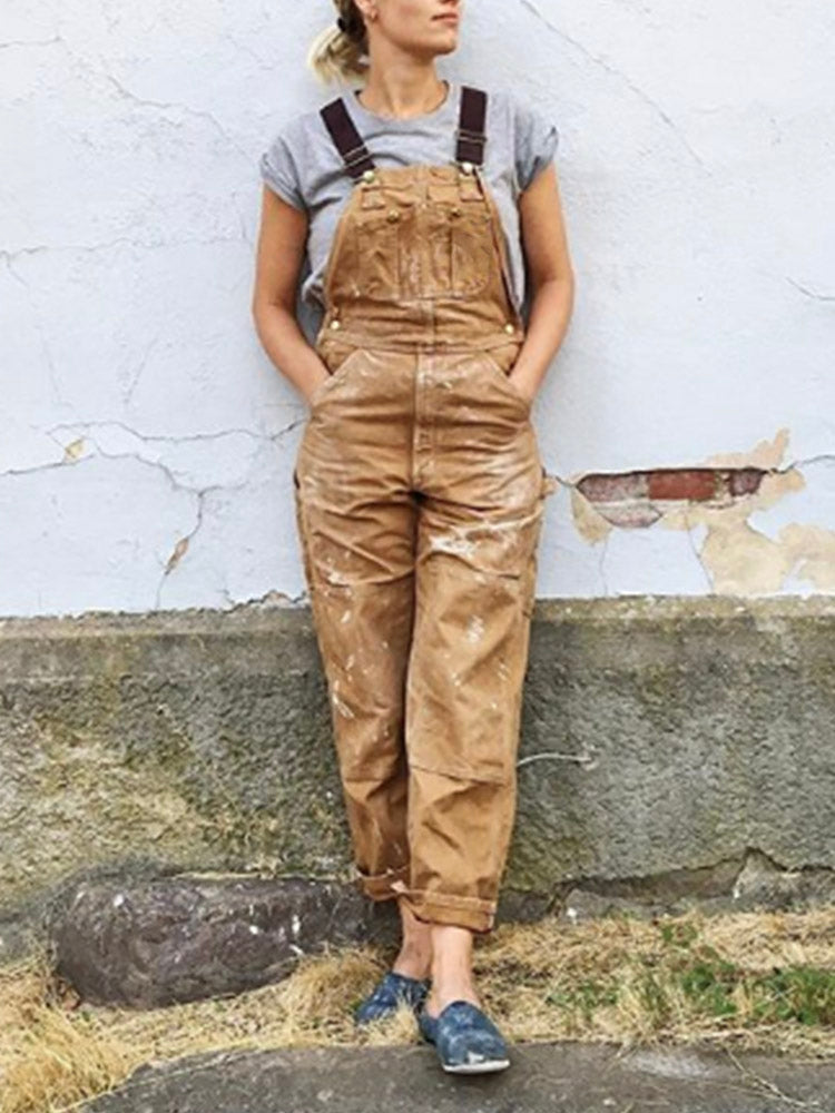 NYSA – OVERALL DI CANVAS ELEGANTE