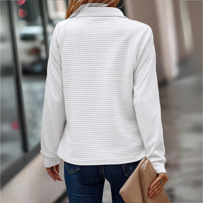 Suzanne - Maglione Dettagliato con Mezza zip