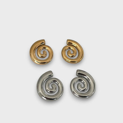 Jay – Orecchini a spirale dalla leggerezza moderna