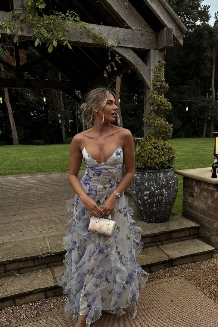 Mikayla - Abito Elegante con Volant