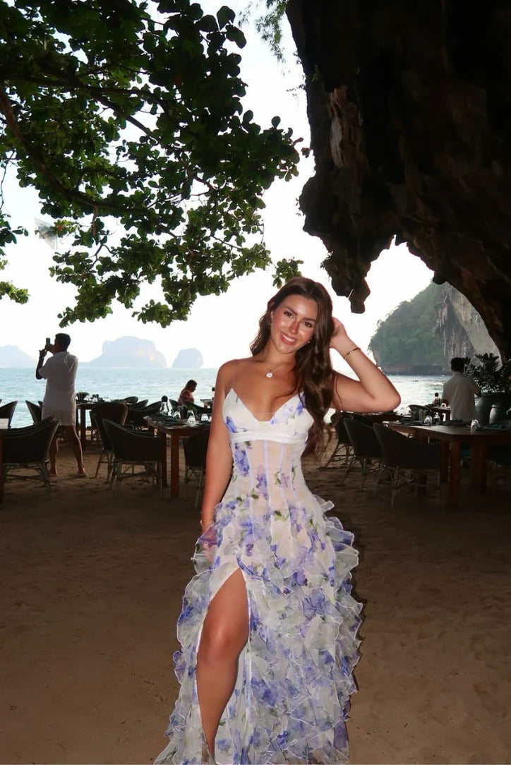 Mikayla - Abito Elegante con Volant