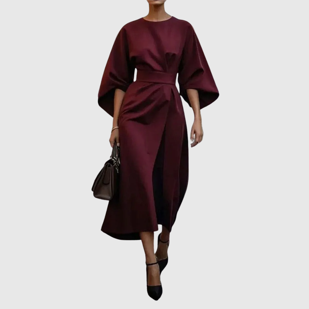 Robe Lunga Elegante Manica Murciélago