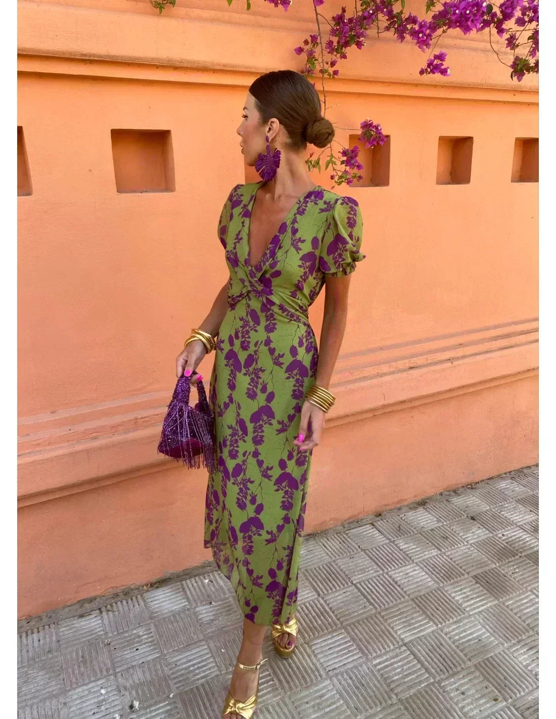 Charlotte | Bello abito impreso da donna