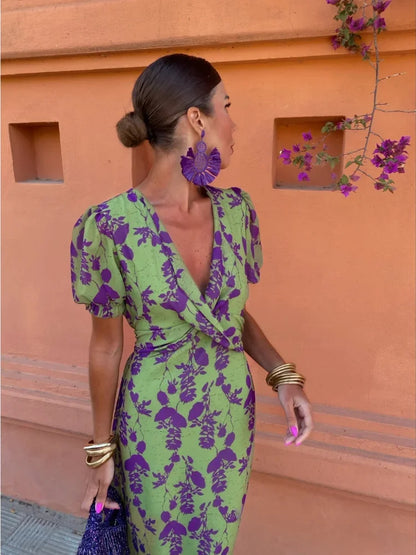 Charlotte | Bello abito impreso da donna