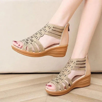 Lauretta - Sandali con Zeppa di Supporto