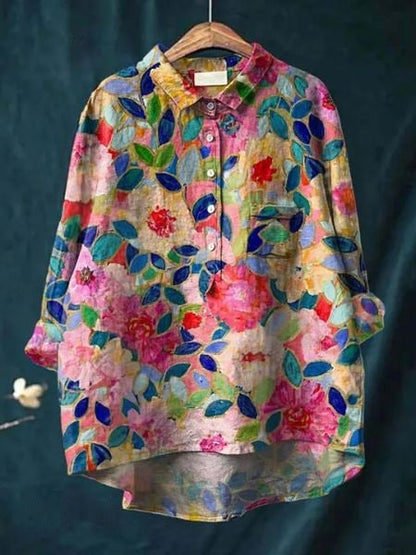 BLUSA SERAPHINA I RETRÒ-FLOWER
