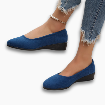 Karina - Scarpe basse di Velluto Morbida