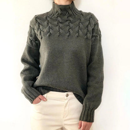 Elena | Maglione a collo alto in lana