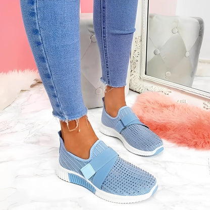 Christine - Scarpe bajos eleganti con cierre di velcro da donna