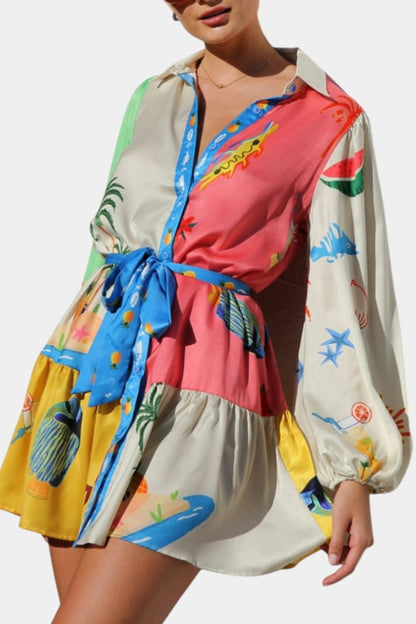 Fallon Abito mini Stampato Multi-Colore