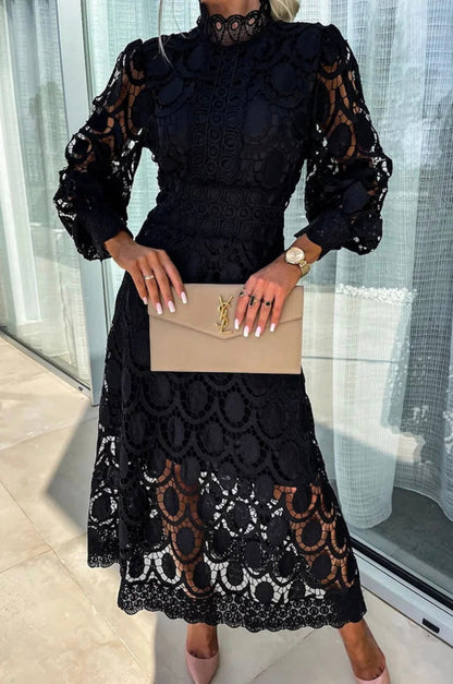 Amy | Abito in pizzo Elegante