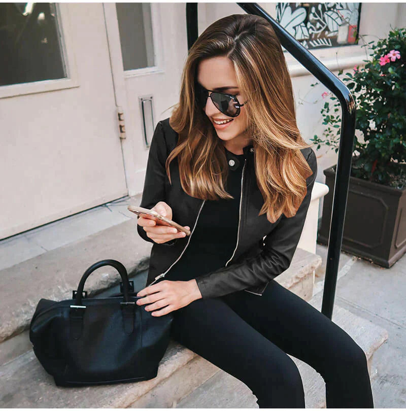 Sophia - Giacca in pelle Italiana